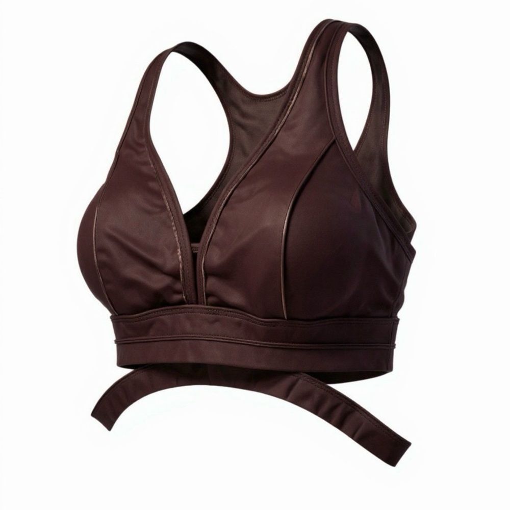 Forever 21 Black Strappy Sports Bra